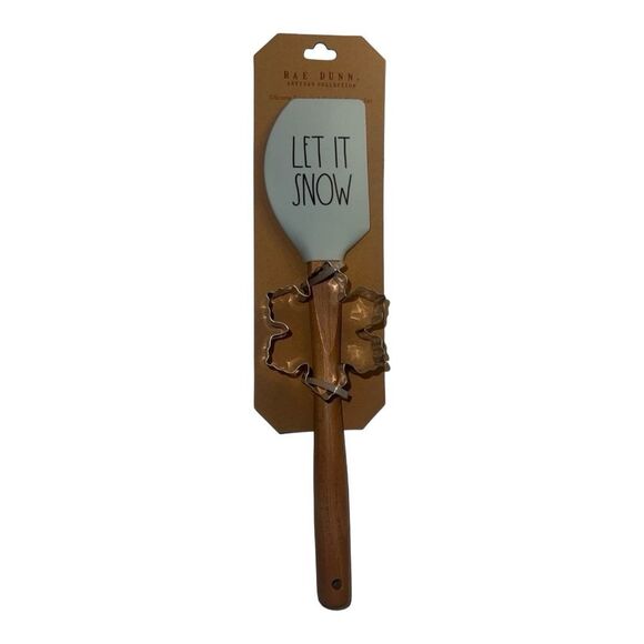 Rae Dunn Other - Rae Dunn Let it Snow Spatula & Cutter‎ Set